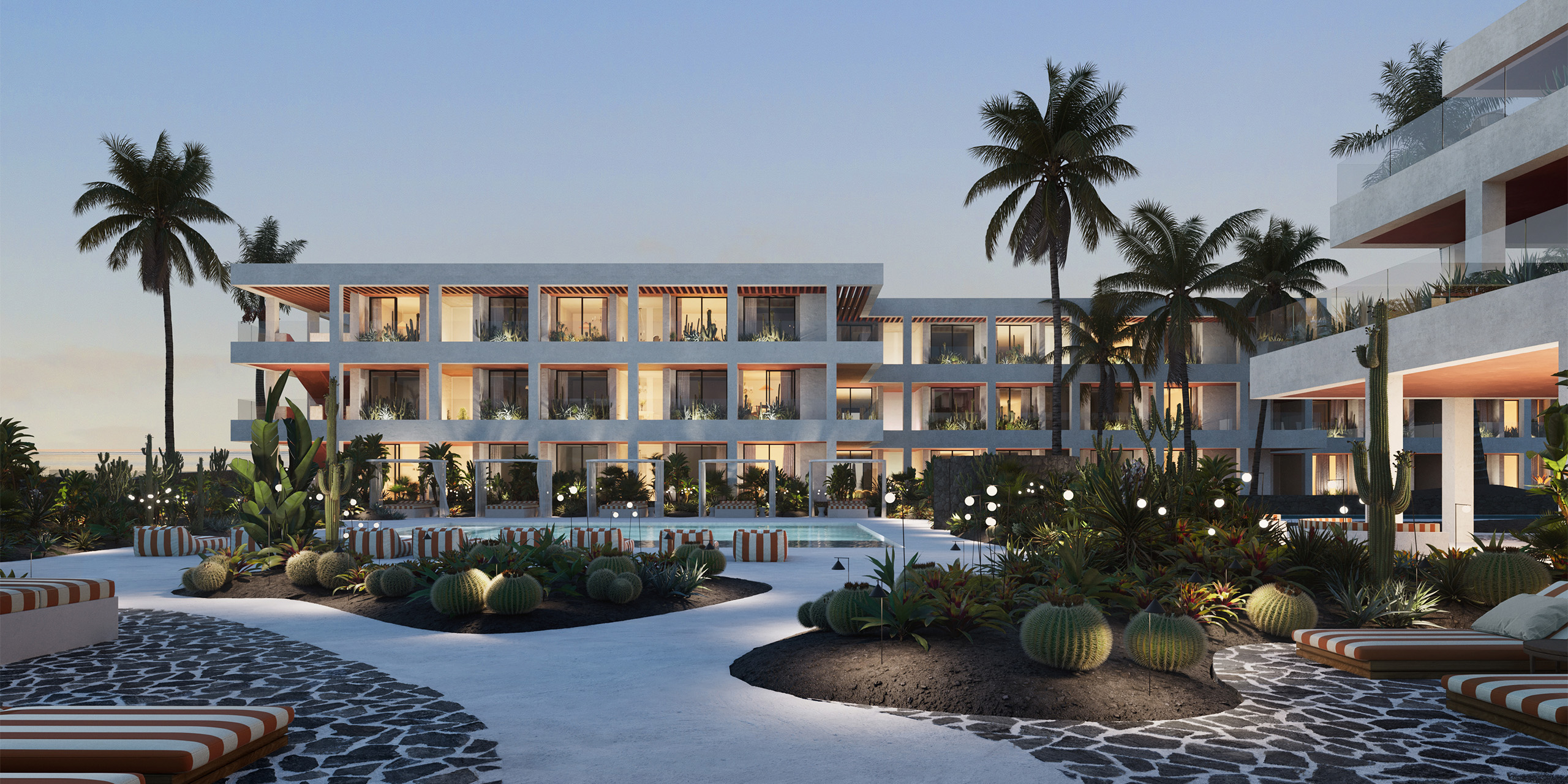 Start construction of the
Kora Maresía resort on Lanzarote >