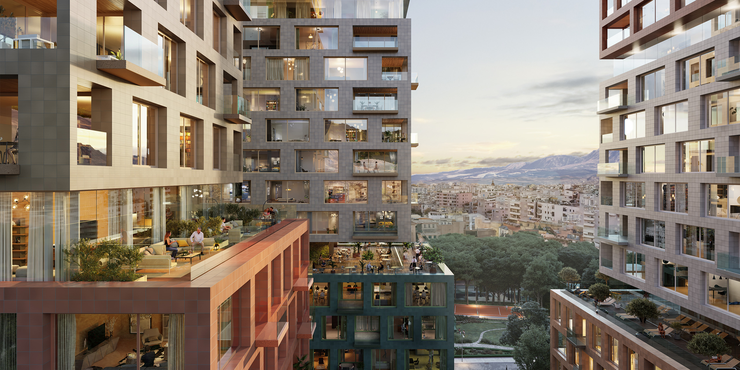 Launch of the mixed-use
development project in Tirana >